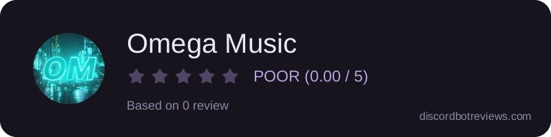 Rating widget preview for Omega Music