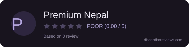 Rating widget preview for Premium Nepal