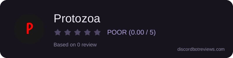 Rating widget preview for Protozoa