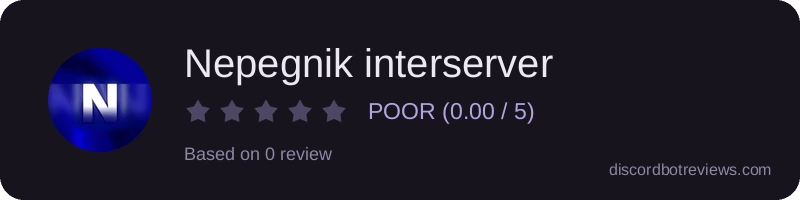 Rating widget preview for Nepegnik interserver