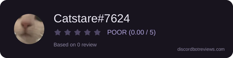 Rating widget preview for Catstare#7624