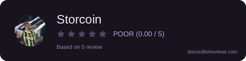 Rating widget preview for Storcoin