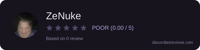 Rating widget preview for ZeNuke