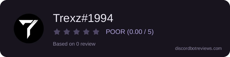 Rating widget preview for Trexz#1994