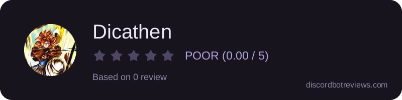 Rating widget preview for Dicathen