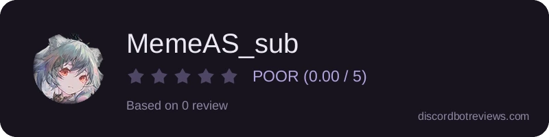 Rating widget preview for MemeAS_sub