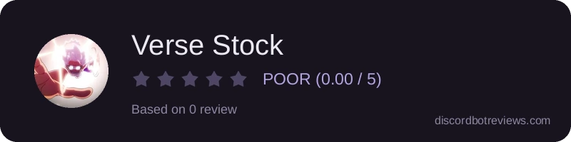 Rating widget preview for Verse Stock