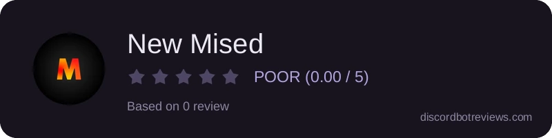 Rating widget preview for New Mised