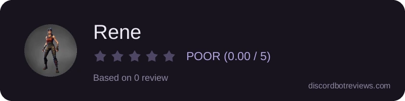 Rating banner for Rene