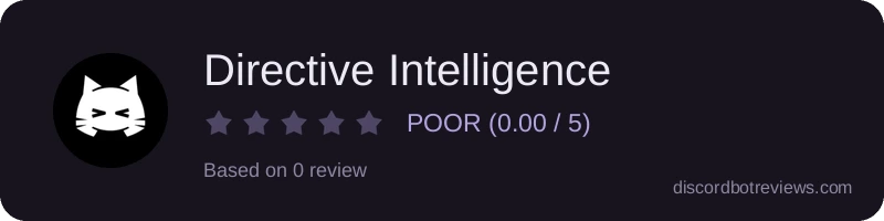 Rating banner for Directive Intelligence