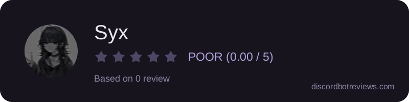 Rating banner for Syx