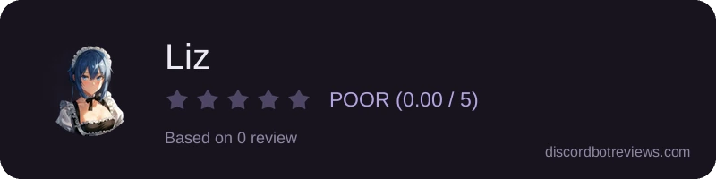 Rating widget preview for Liz