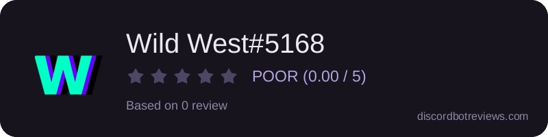Rating widget preview for Wild West#5168