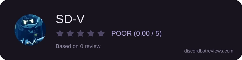 Rating widget preview for SD-V