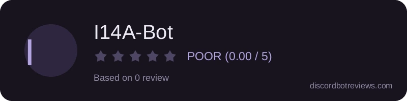 Rating widget preview for I14A-Bot