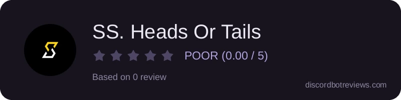 Rating widget preview for SS. Heads Or Tails