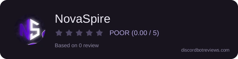 Rating widget preview for NovaSpire