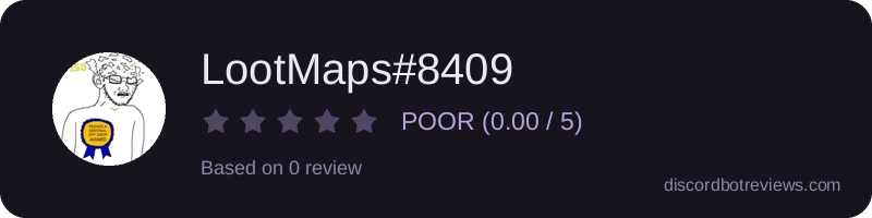 Rating widget preview for LootMaps#8409