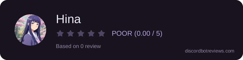 Rating widget preview for Hina