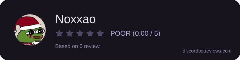 Rating widget preview for Noxxao