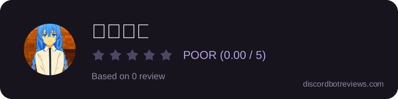 Rating widget preview for 𝐑𝐨𝐱𝐲