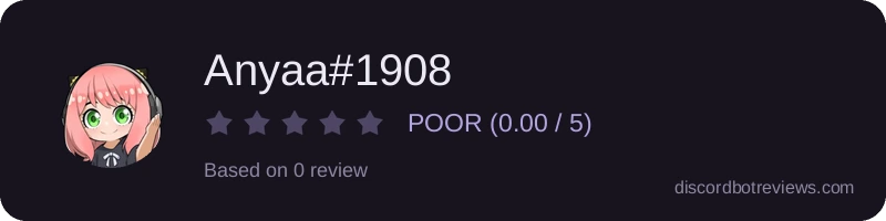 Rating widget preview for Anyaa#1908