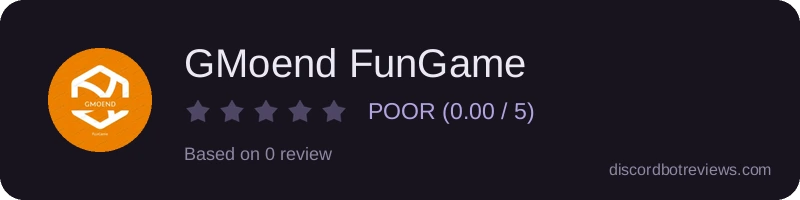 Rating widget preview for GMoend FunGame