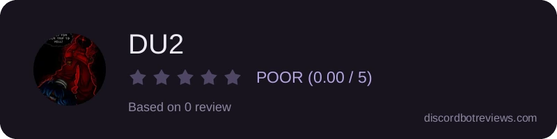 Rating widget preview for DU2