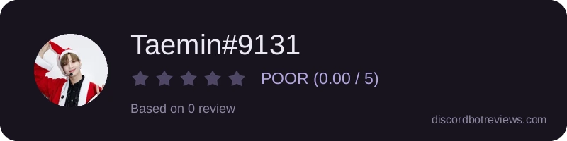 Rating widget preview for Taemin#9131