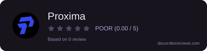 Rating widget preview for Proxima