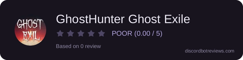 Rating widget preview for GhostHunter Ghost Exile
