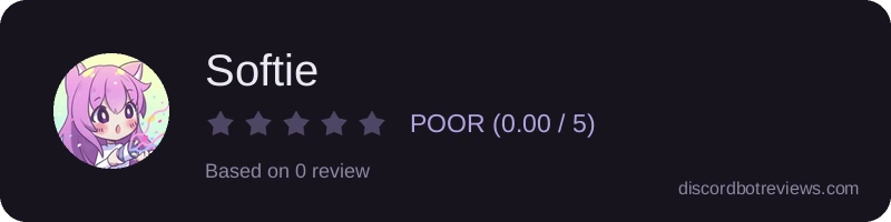 Rating widget preview for Softie