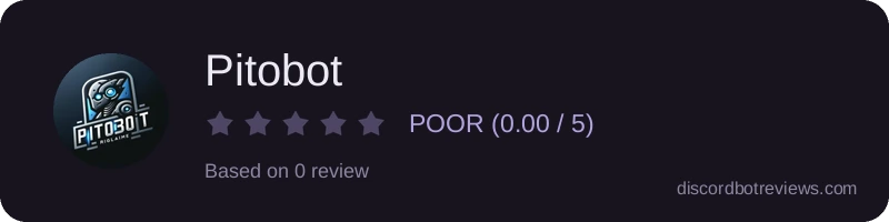 Rating widget preview for Pitobot