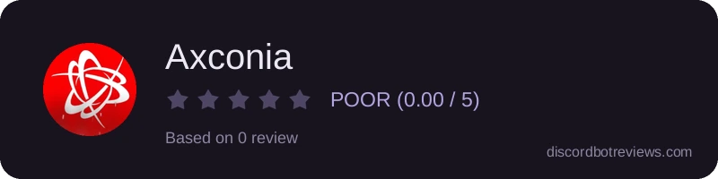 Rating widget preview for Axconia
