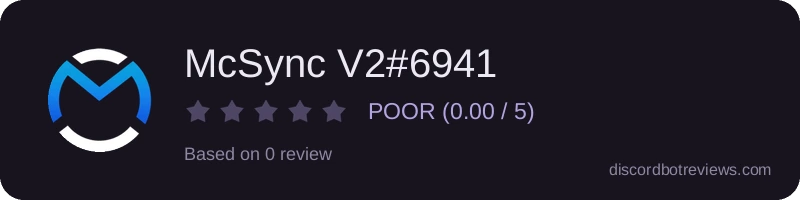 Rating widget preview for McSync V2#6941