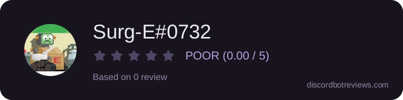 Rating widget preview for Surg-E#0732