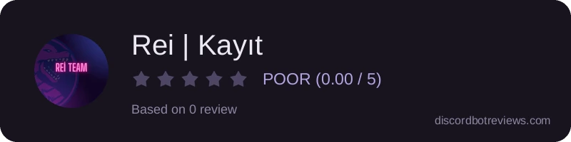 Rating widget preview for Rei | Kayıt