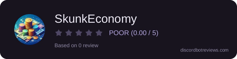 Rating widget preview for SkunkEconomy