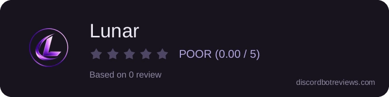 Rating widget preview for Lunar