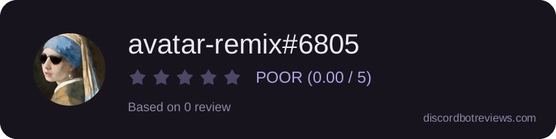 Rating widget preview for avatar-remix#6805