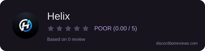 Rating widget preview for Helix