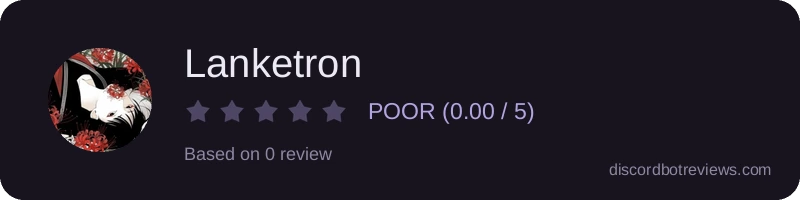 Rating widget preview for Lanketron