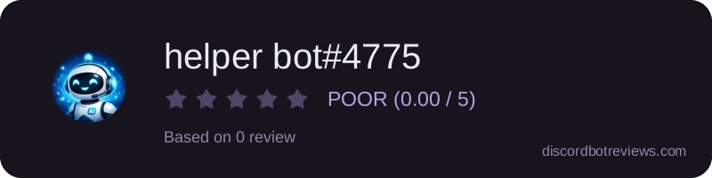 Rating widget preview for helper bot#4775