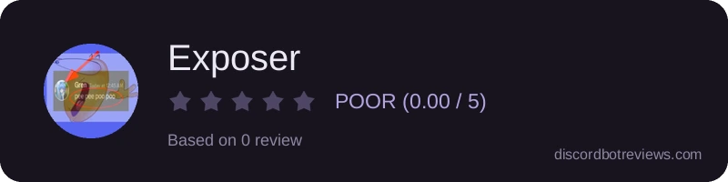 Rating widget preview for Exposer