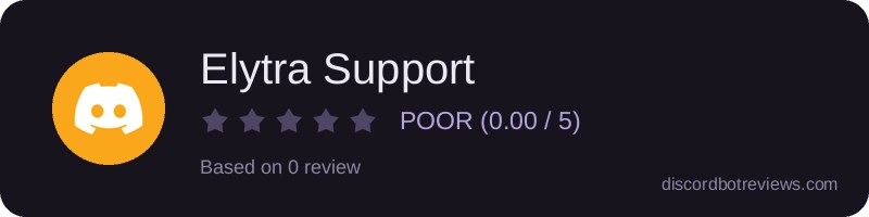 Rating widget preview for Elytra Support