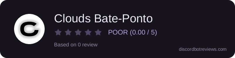 Rating widget preview for Clouds Bate-Ponto