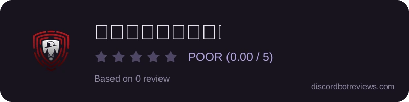 Rating widget preview for 𝗕𝗟𝗔𝗖𝗞𝗟𝗜𝗦𝗧