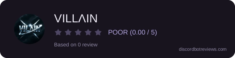Rating banner for VΙLLΛΙΝ