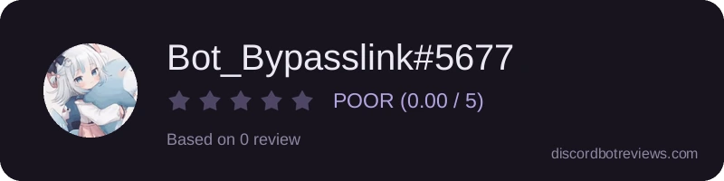 Rating widget preview for Bot_Bypasslink#5677