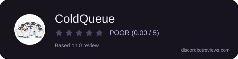Rating banner for ColdQueue